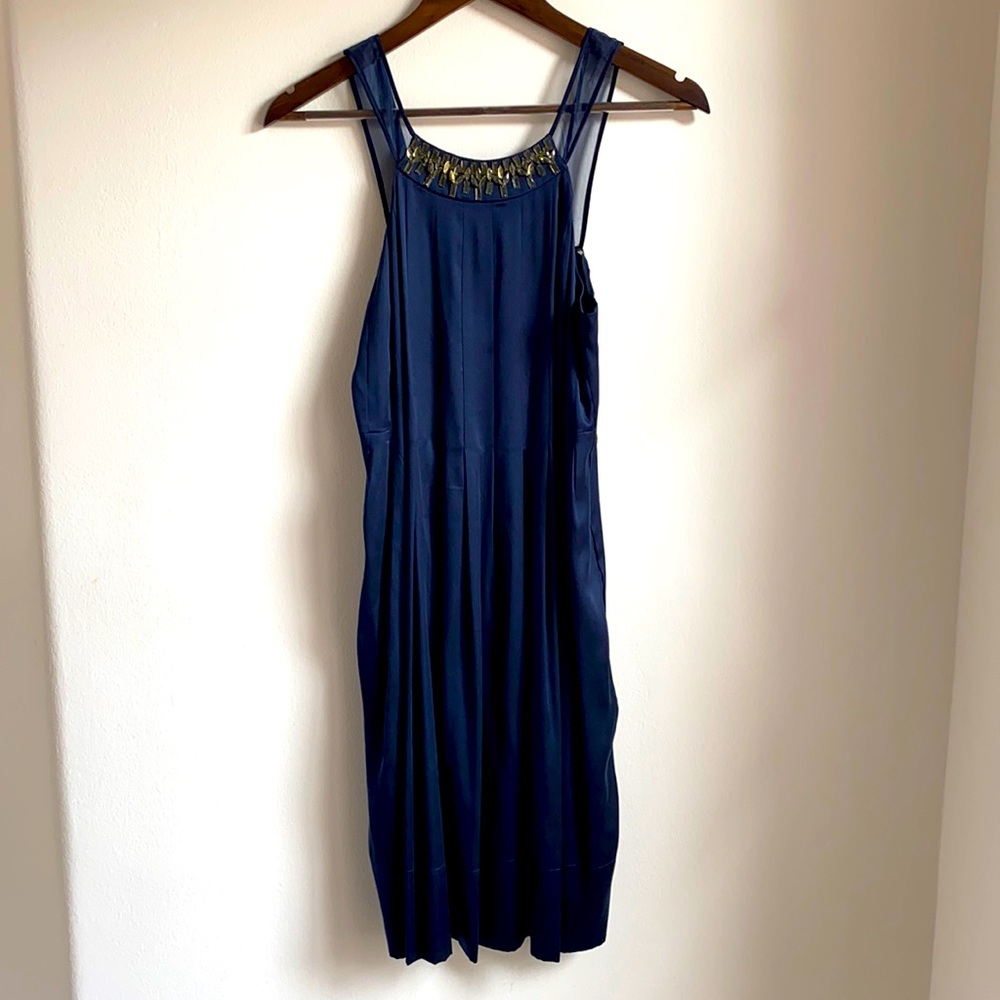 Rebecca Taylor Dark Blue Dress Size 4
